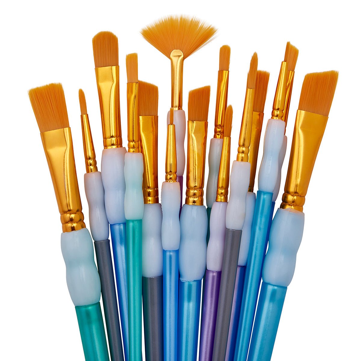Studio Soft Grip Brush Set - 15 pc - Mood & MediumSTUDIO LEVEL BRUSH SETS