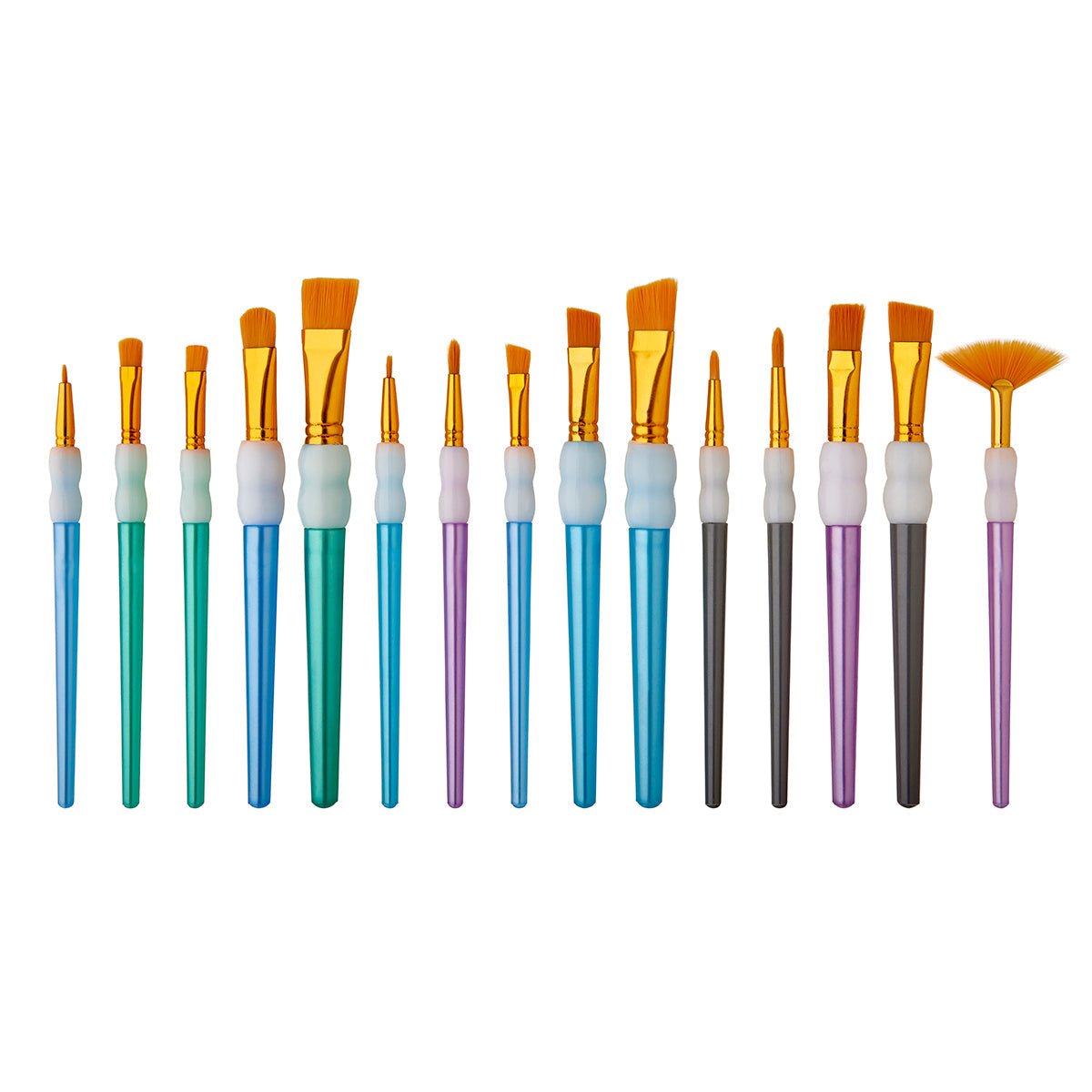 Studio Soft Grip Brush Set - 15 pc - Mood & MediumSTUDIO LEVEL BRUSH SETS